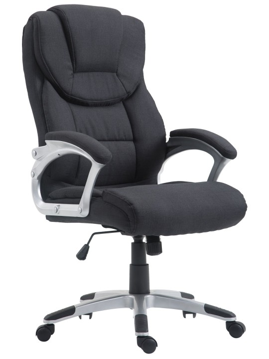 Cadeira de escritório Texas V2 em tecido, preto