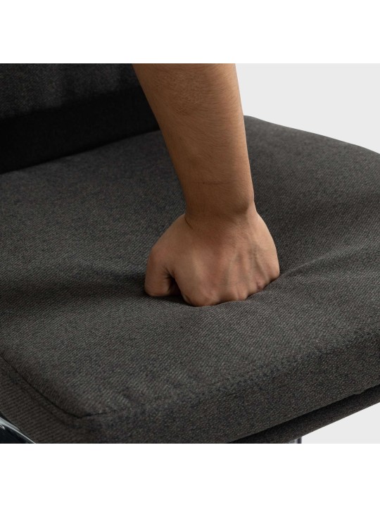 Cadeira de escritório em tecido Cleveland, cinza escuro Cadeira de escritório em tecido Cleveland, cinza escuro