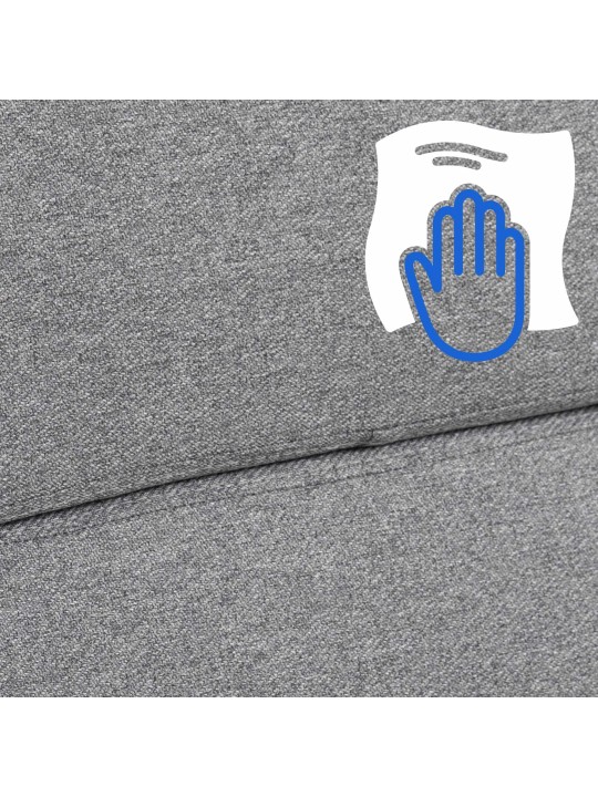 Cadeira de escritório em tecido Cleveland, cinza