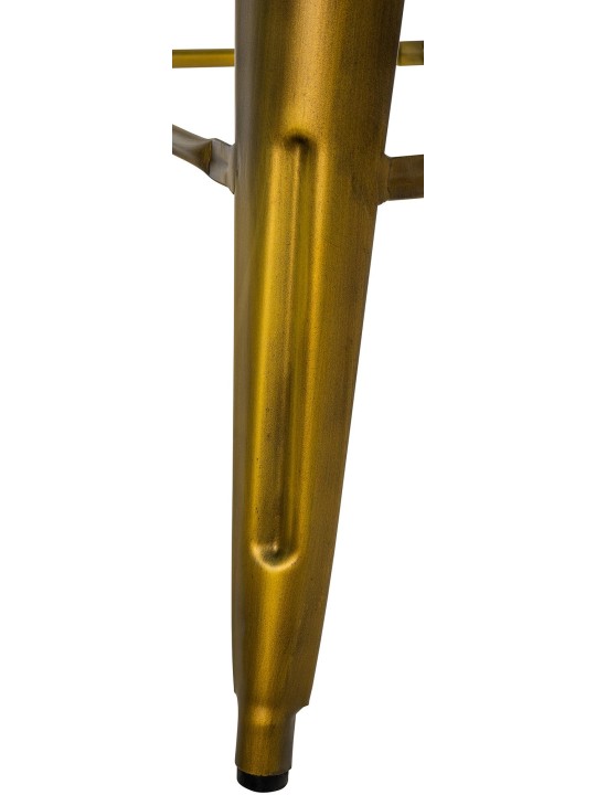 Conjunto de 2 bancos altos Mason, dourado