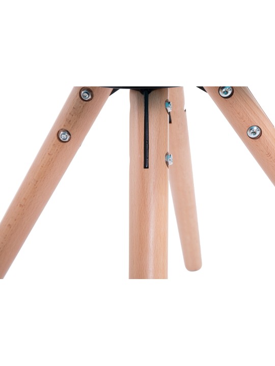 Cadeira redonda para visitantes Laval Natura, branco