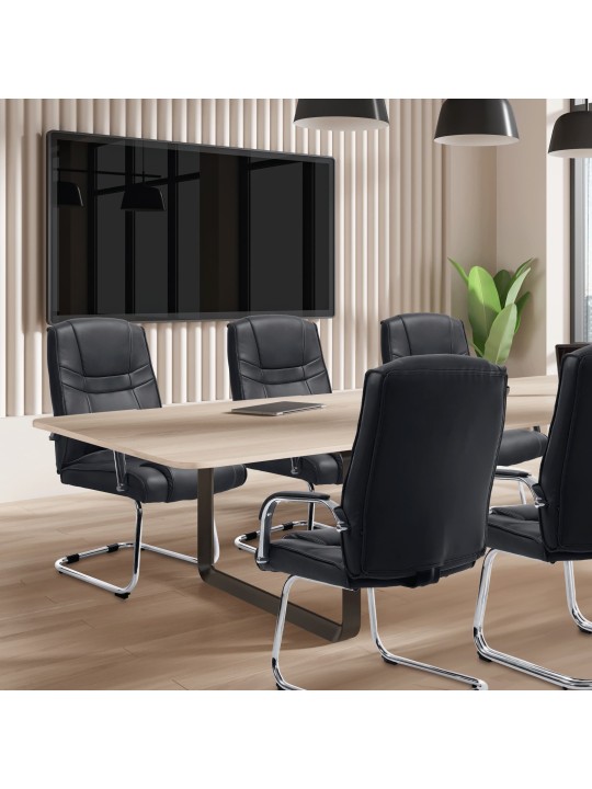 Conjunto de 2 cadeiras Átila, preto Conjunto de 2 cadeiras Átila, preto