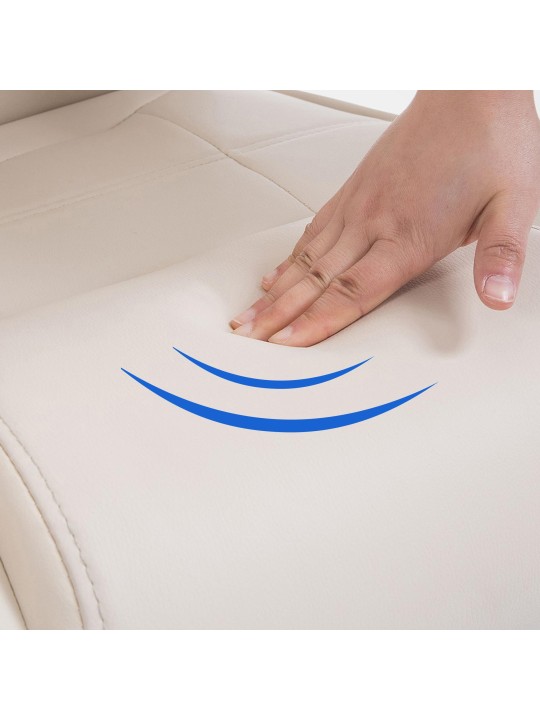 Conjunto de 2 cadeiras Átila, creme