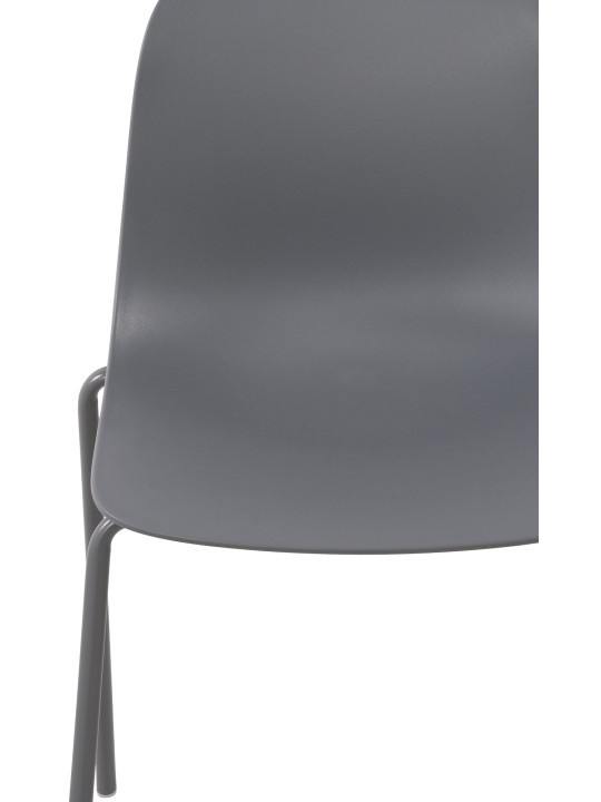 Cadeira Hardin, cinza escuro