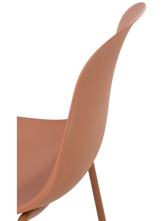 Cadeira Hardin, terracota