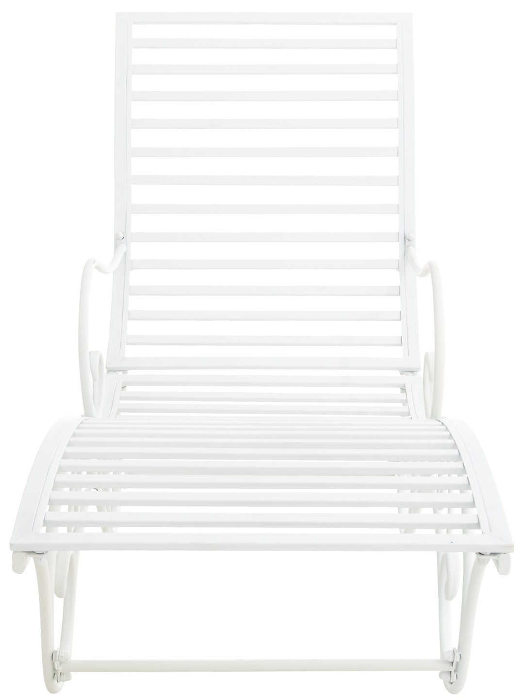 Espreguiçadeira de jardim Amiens, branco