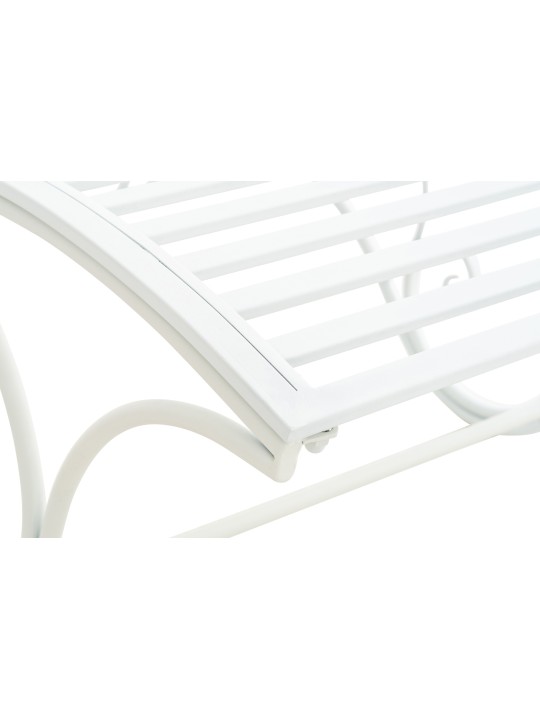 Espreguiçadeira de jardim Amiens, branco