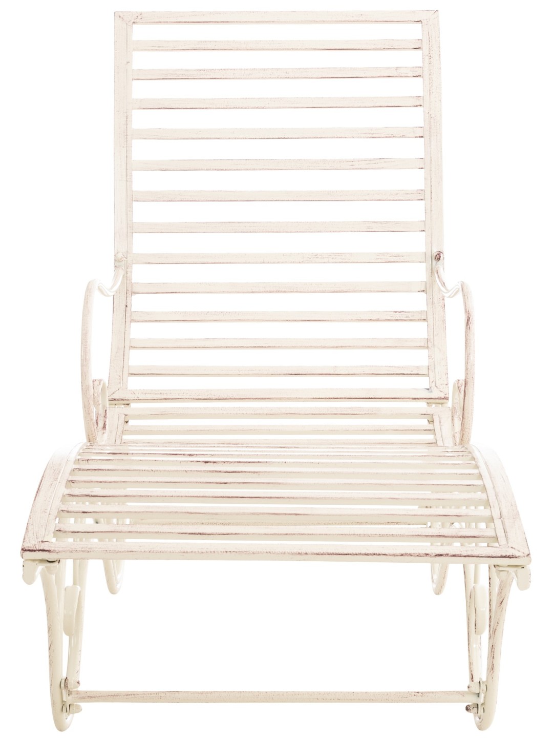 Espreguiçadeira de jardim Amiens, creme antigo