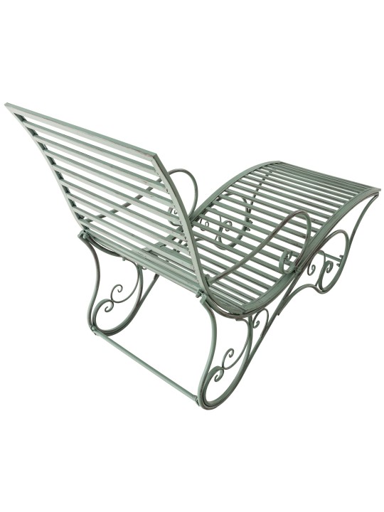 Espreguiçadeira de jardim Amiens, verde antigo