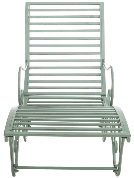 Espreguiçadeira de jardim Amiens, verde antigo