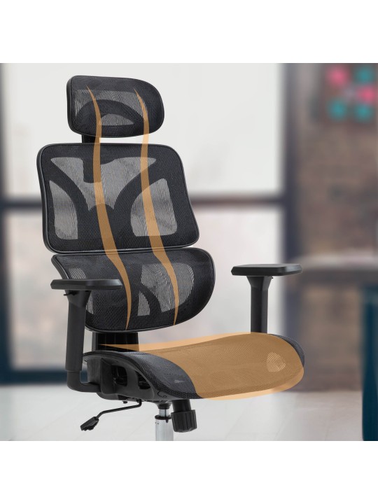 Cadeira de escritório Deshler, preto