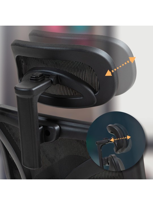 Cadeira de escritório Deshler, preto