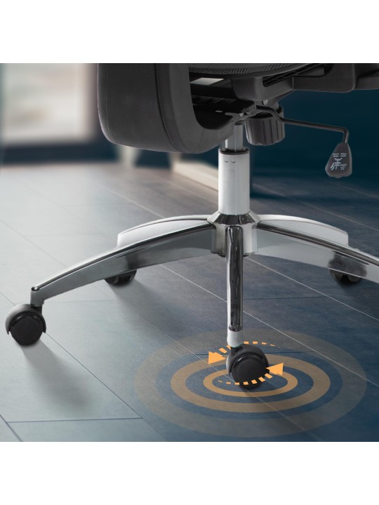 Cadeira de escritório Deshler, preto