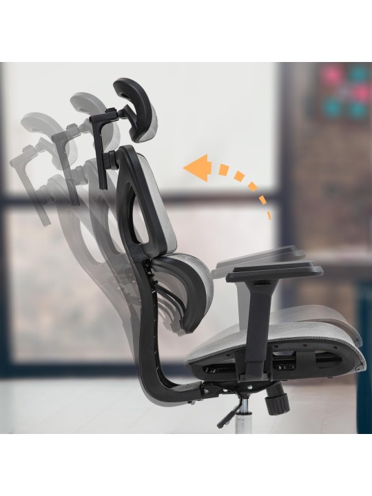 Cadeira de escritório Deshler, cinza