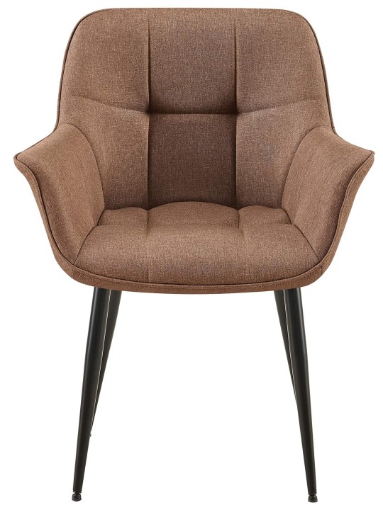 Cadeira de jantar em tecido Roseville, taupe Cadeira de jantar em tecido Roseville, taupe