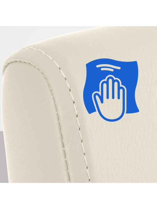 Cadeira de jantar Colmar, creme