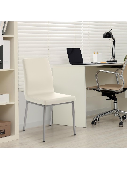 Cadeira de jantar Colmar, creme