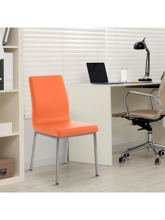 Cadeira de jantar Colmar, laranja
