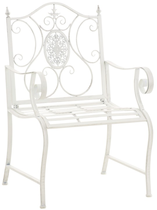 Cadeira Punjab, branco antigo