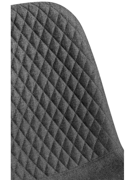 Cadeira Giverny em tecido, cinza escuro