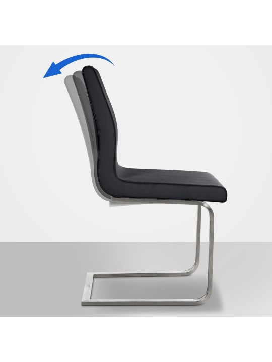 Cadeira de jantar Belfort, preto