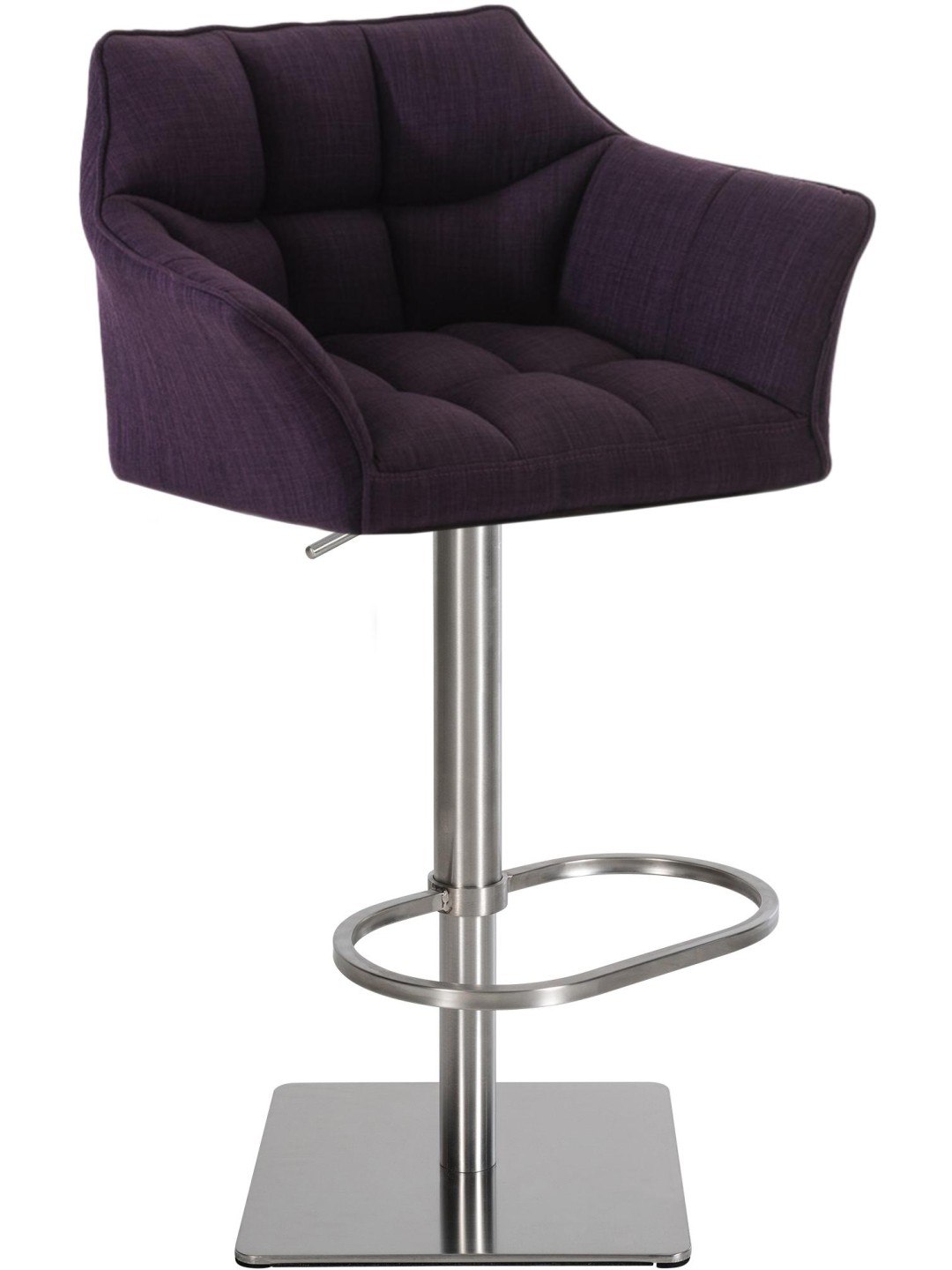 Banqueta alta tecido Damaso E, lilás