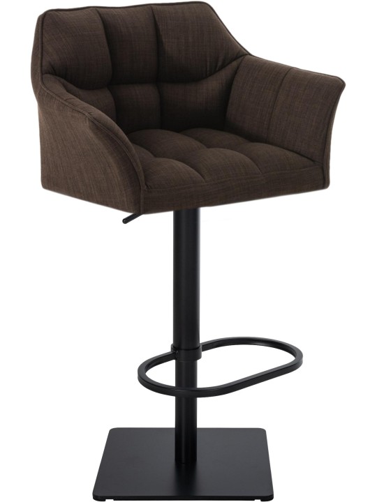 Banqueta alta tecido Damaso B, castanho