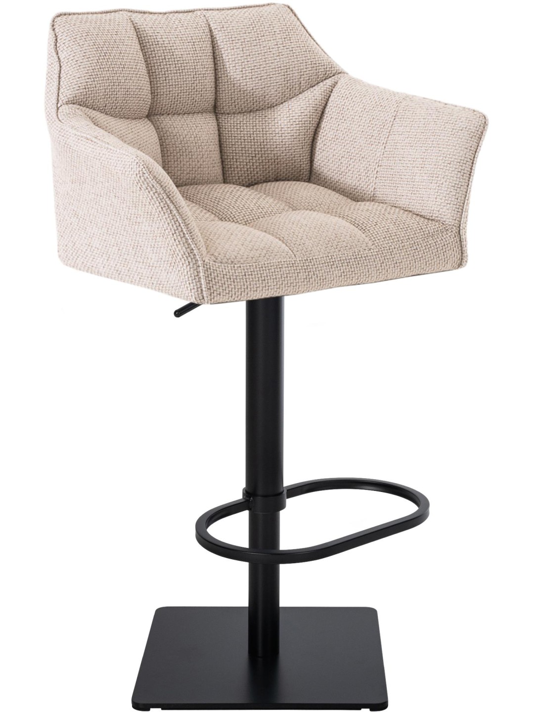 Banqueta alta tecido Damaso B, marfim