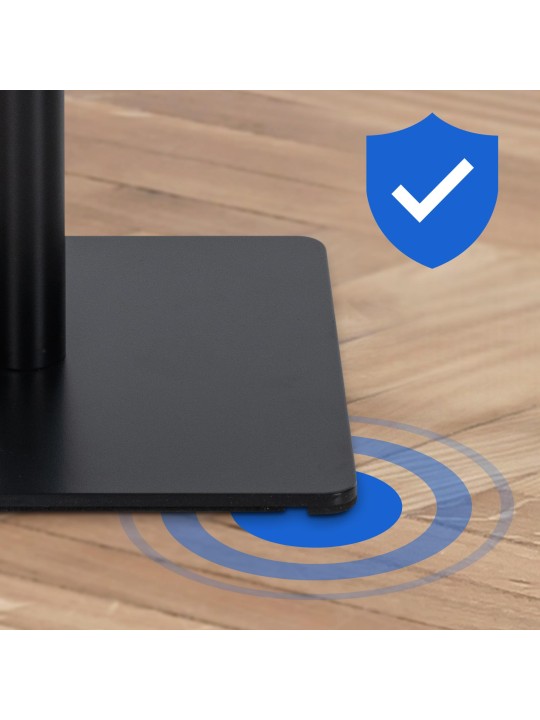 Conjunto de 2 bancos altos tecido Damaso, castanho