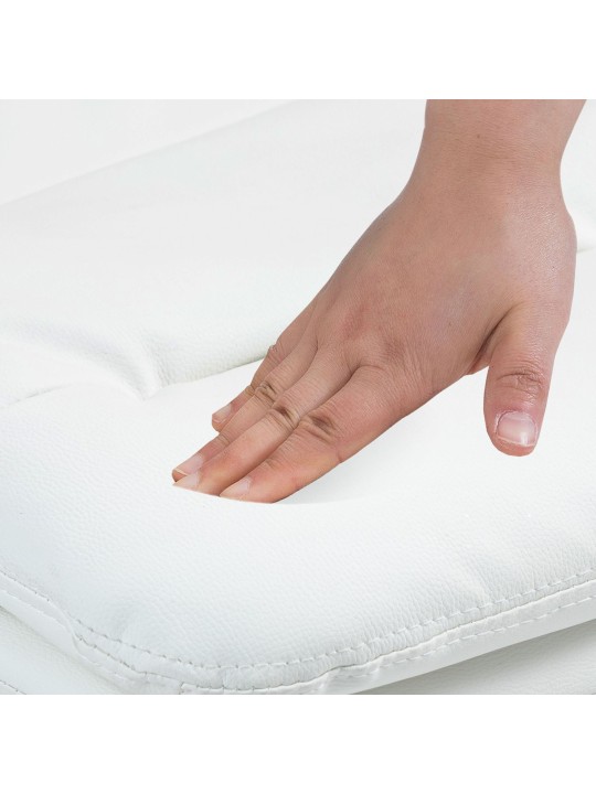 Banqueta alta Damar couro sintético, branco