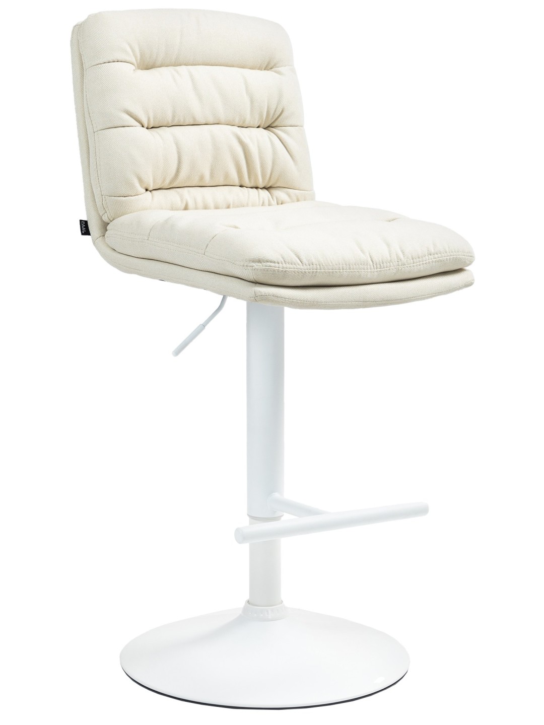 Banqueta alta tecido Damar, creme