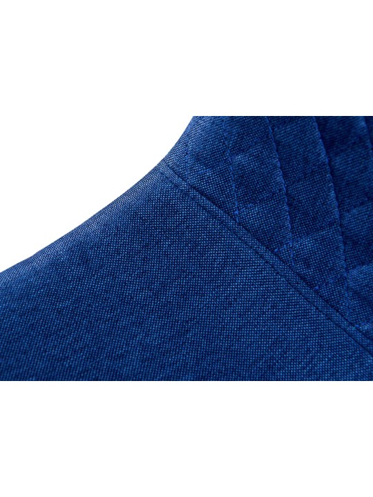 Conjunto de 4 cadeiras em tecido Giverny, azul