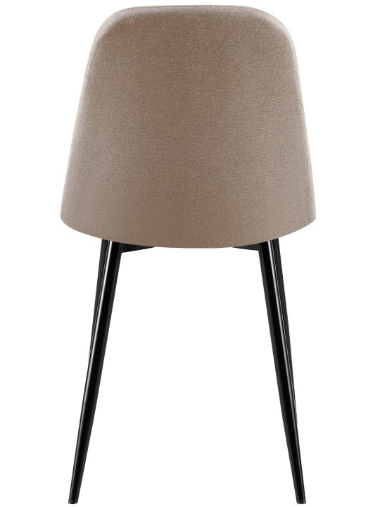 Conjunto de 4 cadeiras em tecido Giverny, cinza