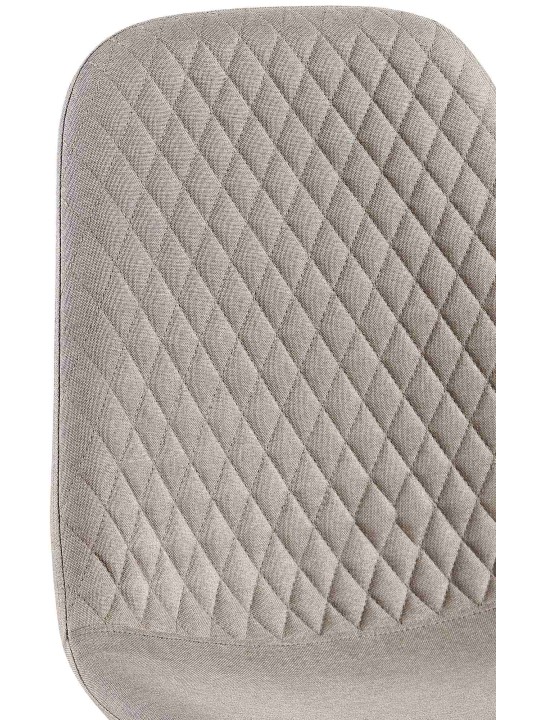 Conjunto de 4 cadeiras em tecido Giverny, cinza