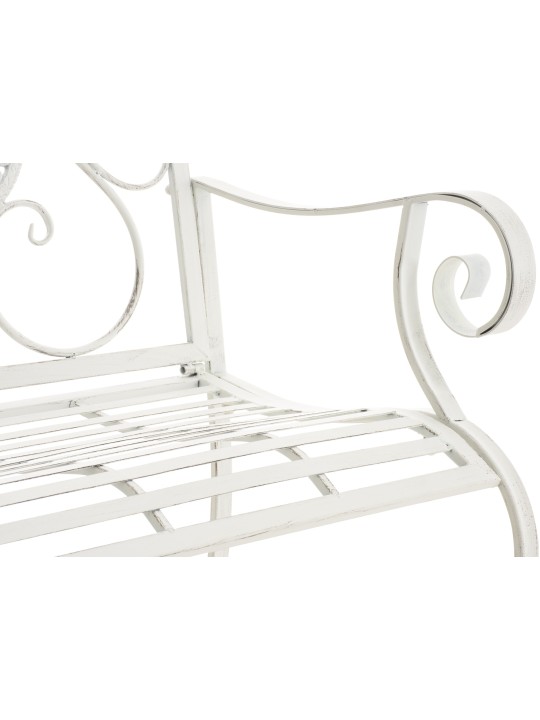 Conjunto de 2 cadeiras de jardim Punjab, branco antigo