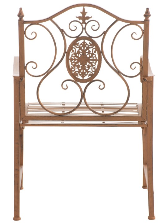 Conjunto de 2 cadeiras de jardim Punjab, castanho antigo