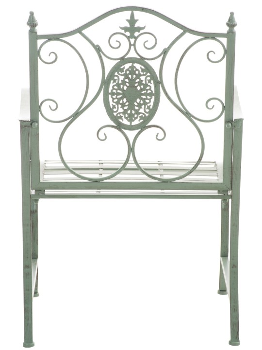 Conjunto de 2 cadeiras de jardim Punjab, verde antigo