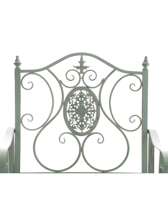 Conjunto de 2 cadeiras de jardim Punjab, verde antigo