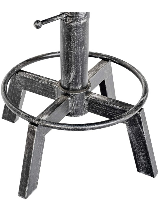 Banqueta de destino, prata antiga