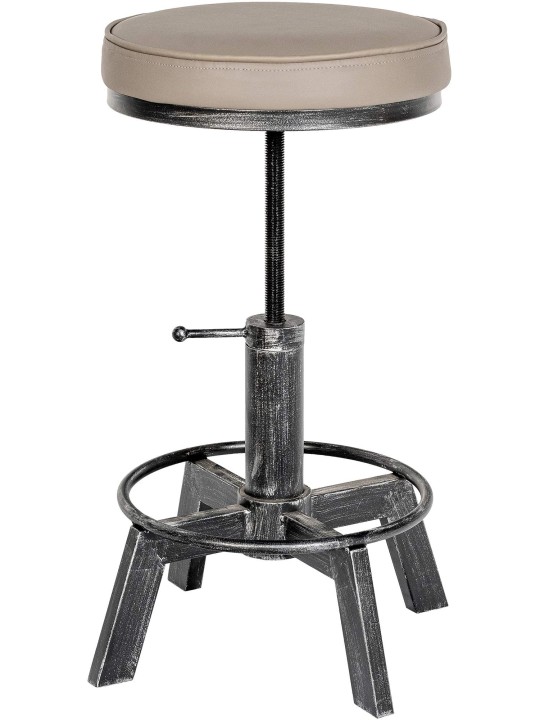 Banqueta de destino, prata antiga