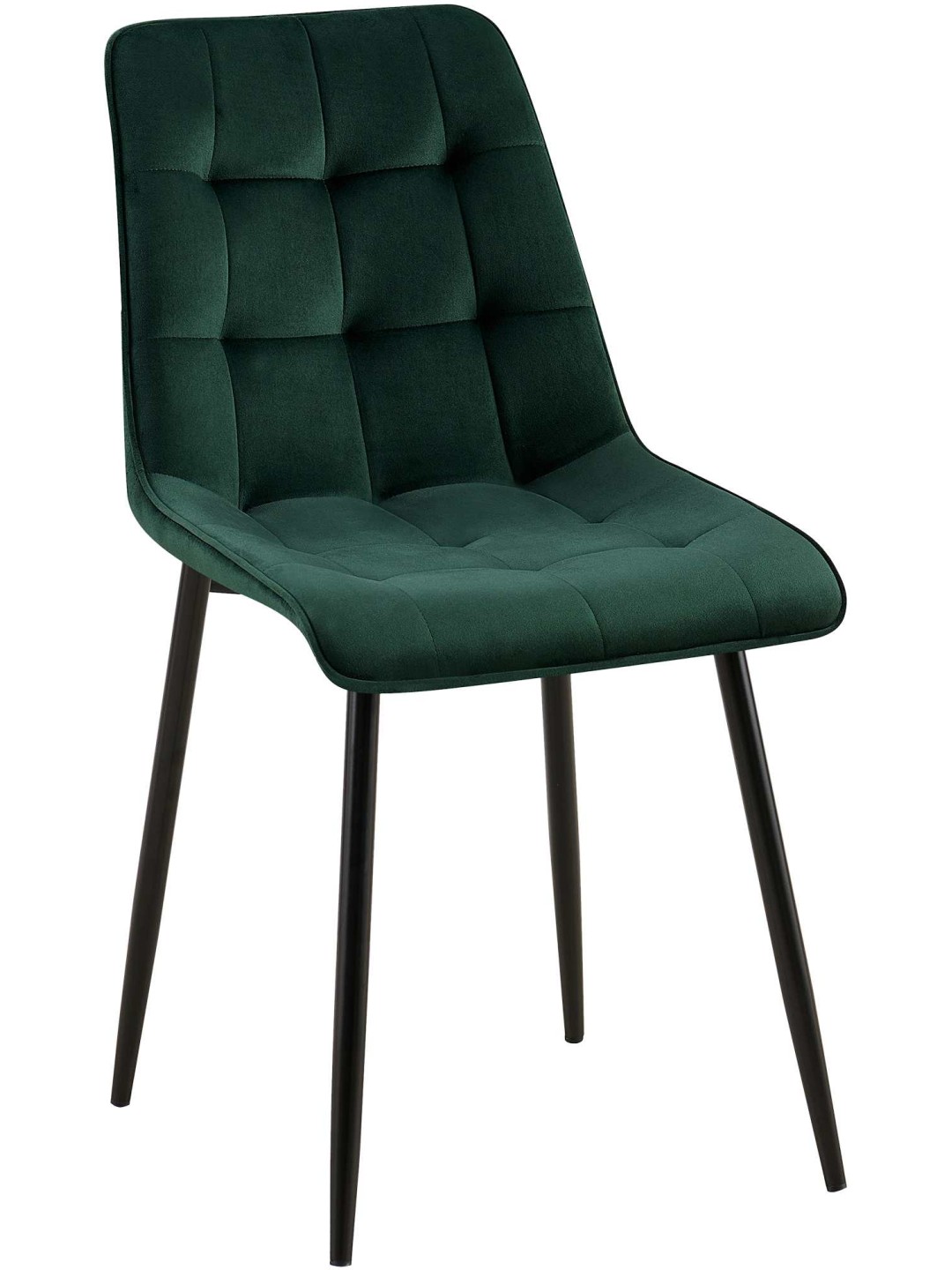 Cadeira de jantar de veludo Gifford, verde