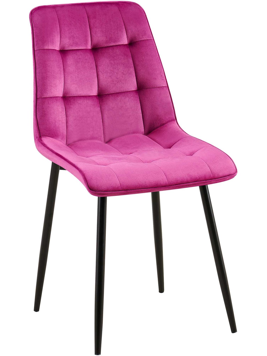 Cadeira de jantar de veludo Gifford, lilás