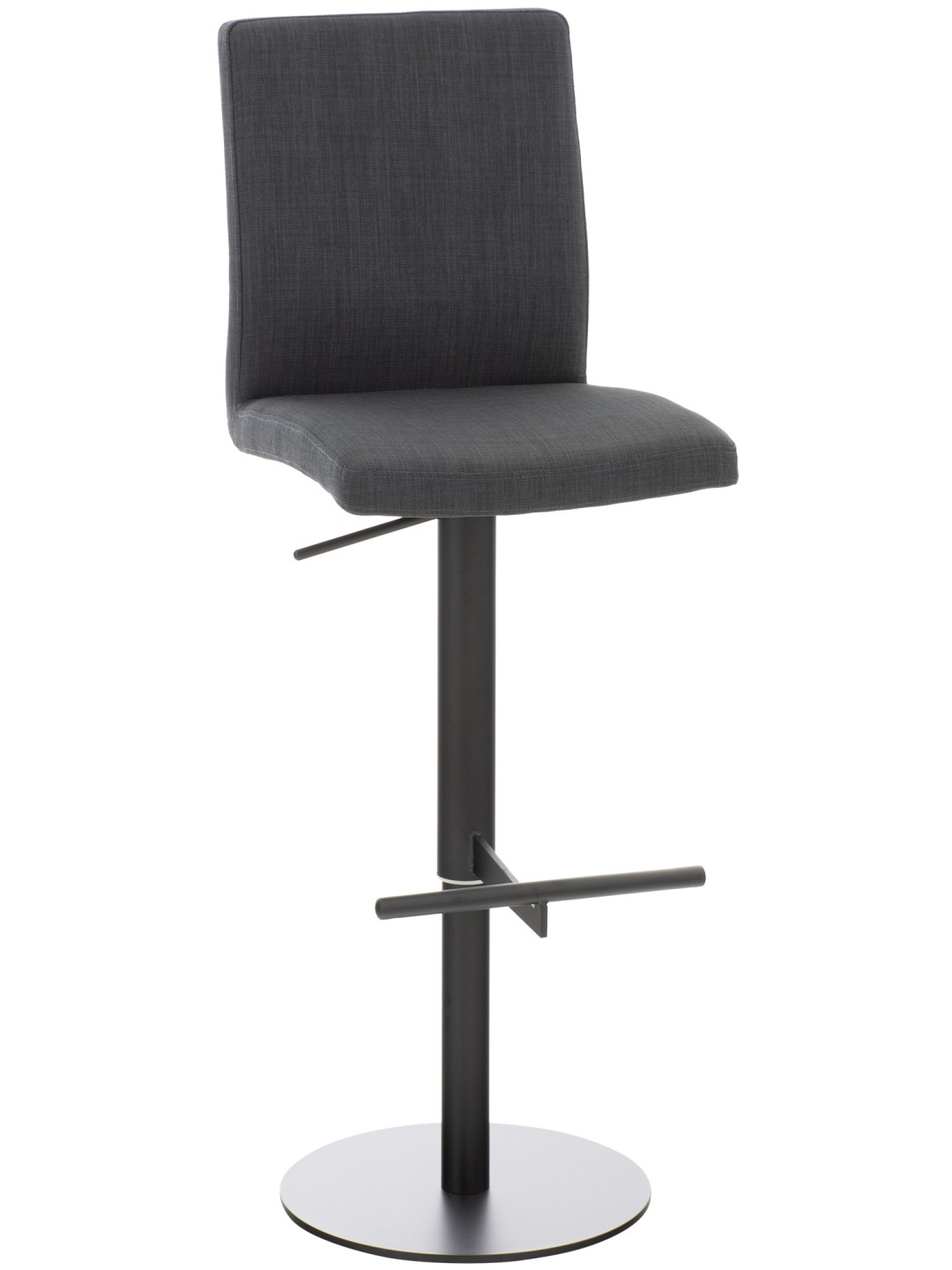 Banqueta alta tecido Cádiz, cinza escuro