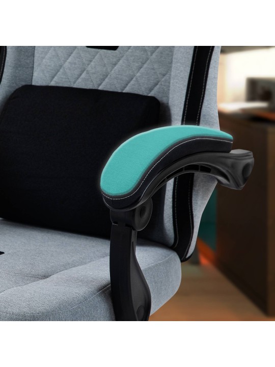 Cadeira de escritório tecido Miltona, cinza/preto