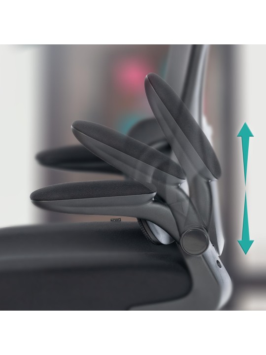 Cadeira de escritório Overton, preto