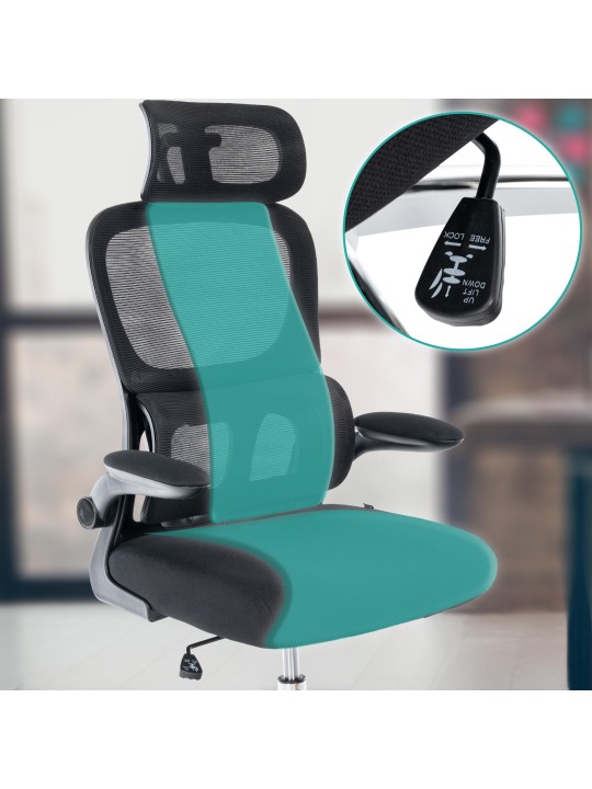 Cadeira de escritório Overton, preto