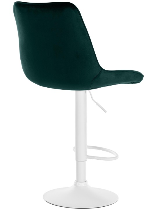 Conjunto de 2 bancos altos Toni veludo, verde Conjunto de 2 bancos altos Toni veludo, verde