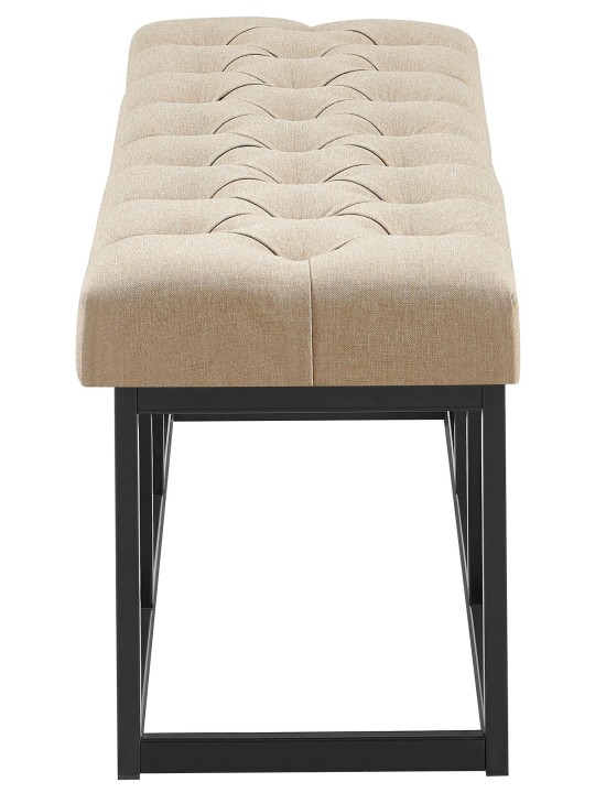 Banco Amun em tecido B120, taupe Banco Amun em tecido B120, taupe
