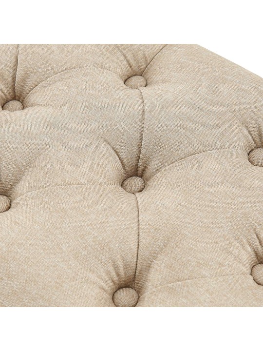 Banco Amun em tecido B120, taupe Banco Amun em tecido B120, taupe