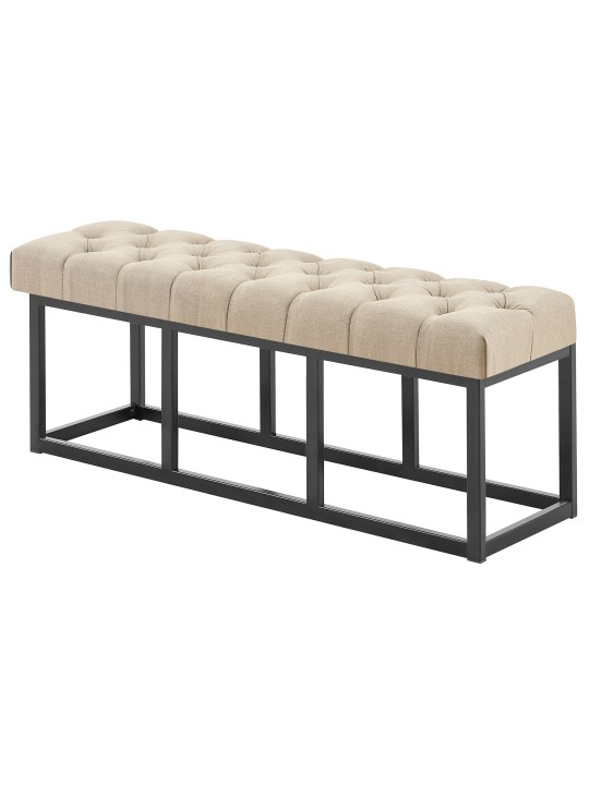 Banco Amun em tecido B120, taupe Banco Amun em tecido B120, taupe